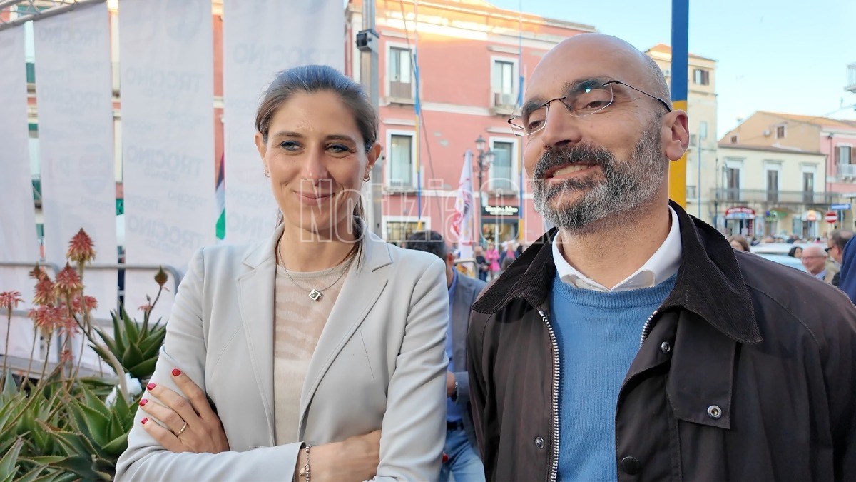 Orrico - Baldino - Appendino a sostegno di Trocino - Comizio Piazza Duomo (Foto Redazione 19.05.2026)