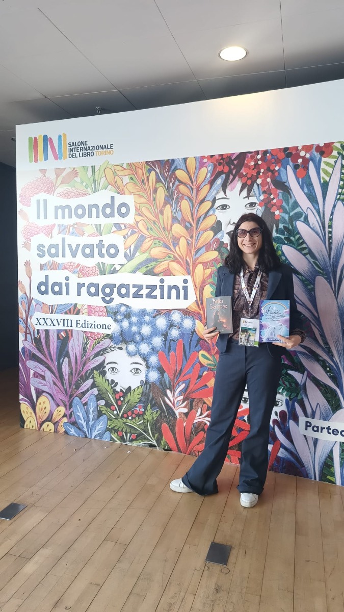 Carmen Sergi al Salone del Libro di Torino 