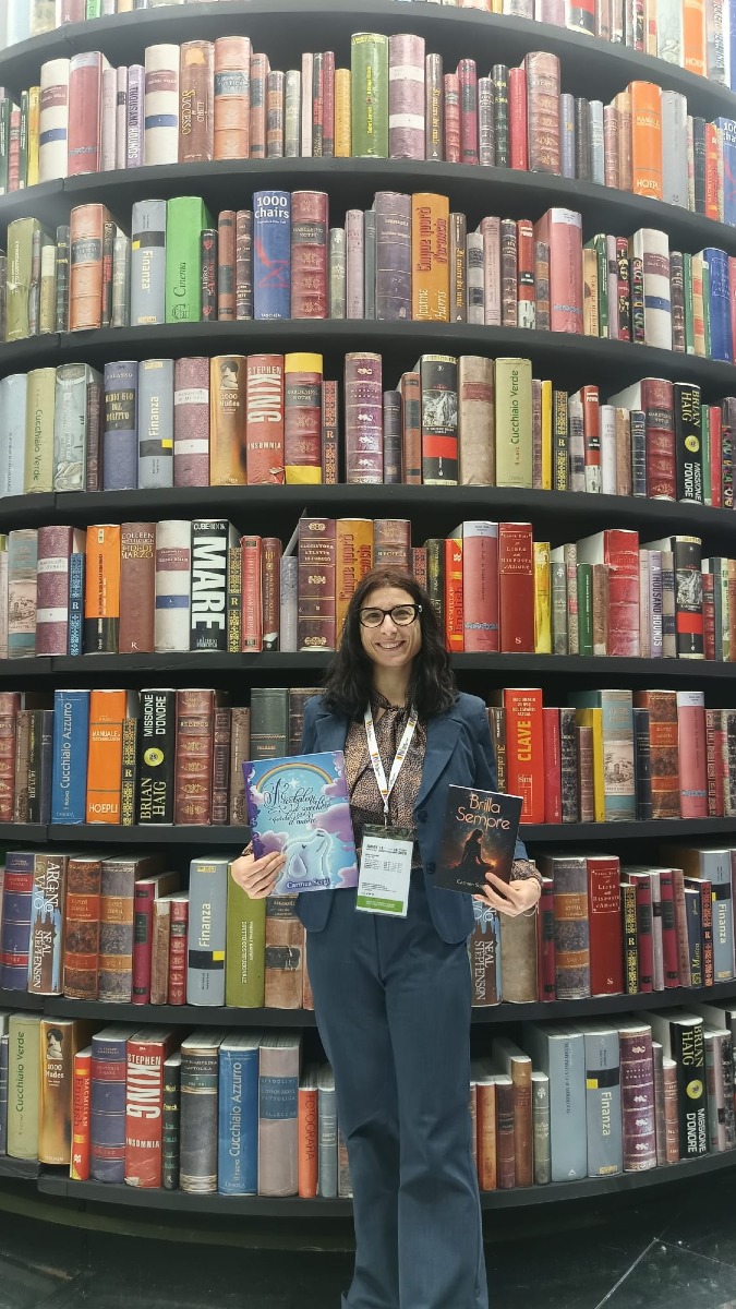 Carmen Sergi al Salone del Libro di Torino 