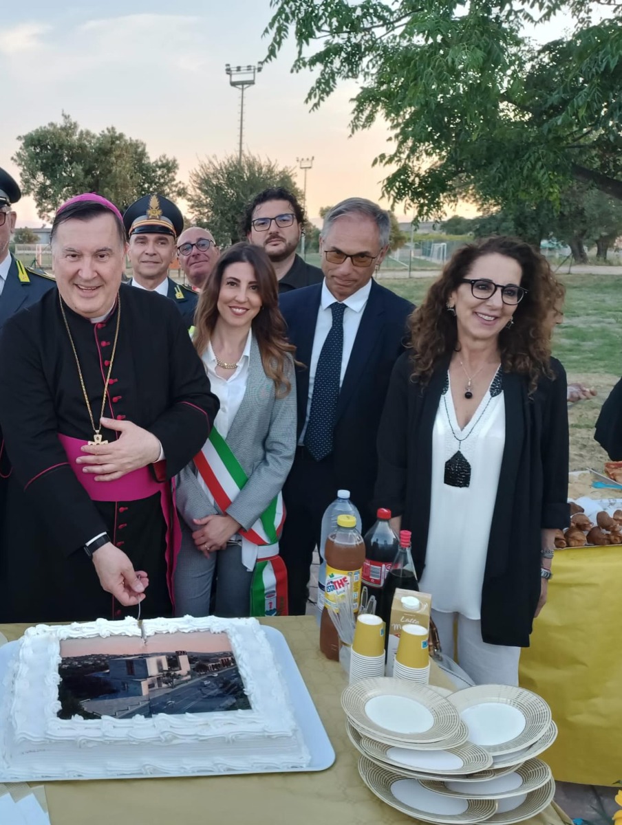 Posa prima pietra chiesa simeri mare - Foto: Uff. Stampa Wanda Ferro 