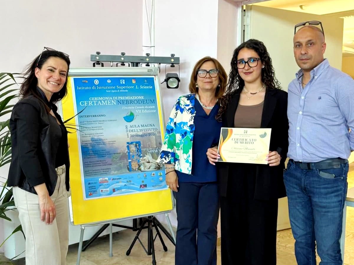 Santa Severina, brilla il Liceo Borrelli al Certamen Nebrodeum: premiata Manuela Colosimo