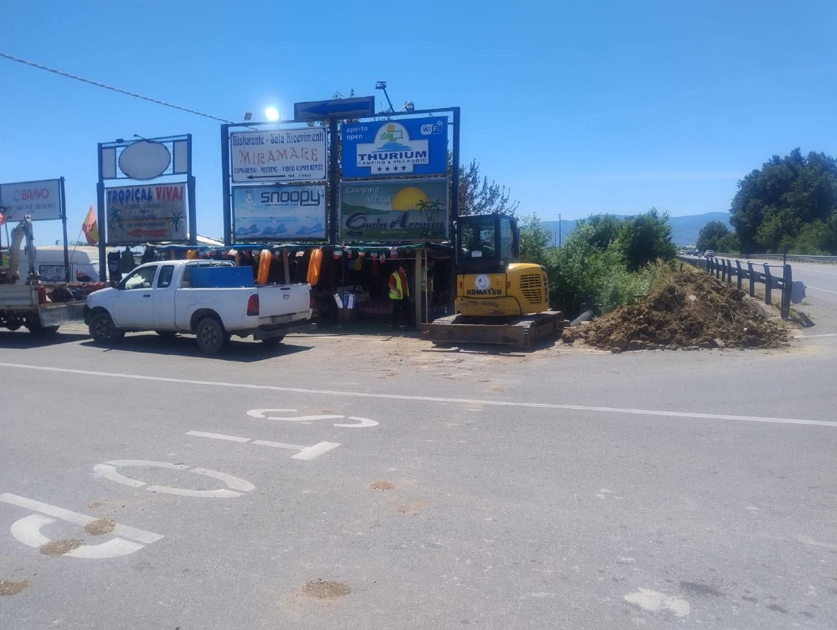 Ripristinato il servizio irriguo in contrada Foggia a Corigliano-Rossano - Foto: Uff. Stampa Consorzio di Bonifica della Calabria 