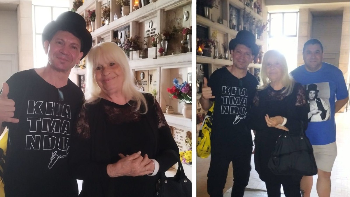 Rino Gaetano, Roma lo ricorda al Verano: omaggi e musica a 45 anni - Foto di Giuseppe Fiore