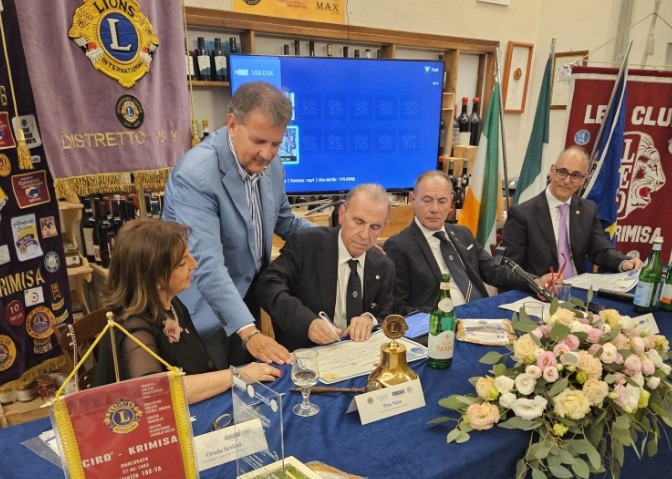 Gemellaggio tra i Lions Club di Cirò Krimisa e Martina Franca Host - Foto: Uff. Stampa Lions Club Cirò Krimisa