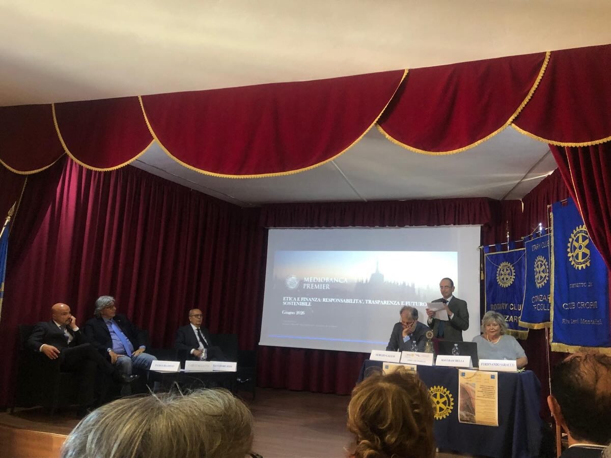 Etica e finanza, il Rotary Club Catanzaro promuove il confronto su responsabilità e trasparenza