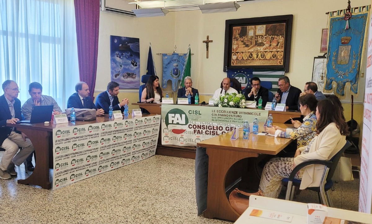 Cirò, la viticoltura calabrese è rinata: il Comune ospita il vertice Fai Cisl - Foto Uff. Stampa Comune di Cirò 