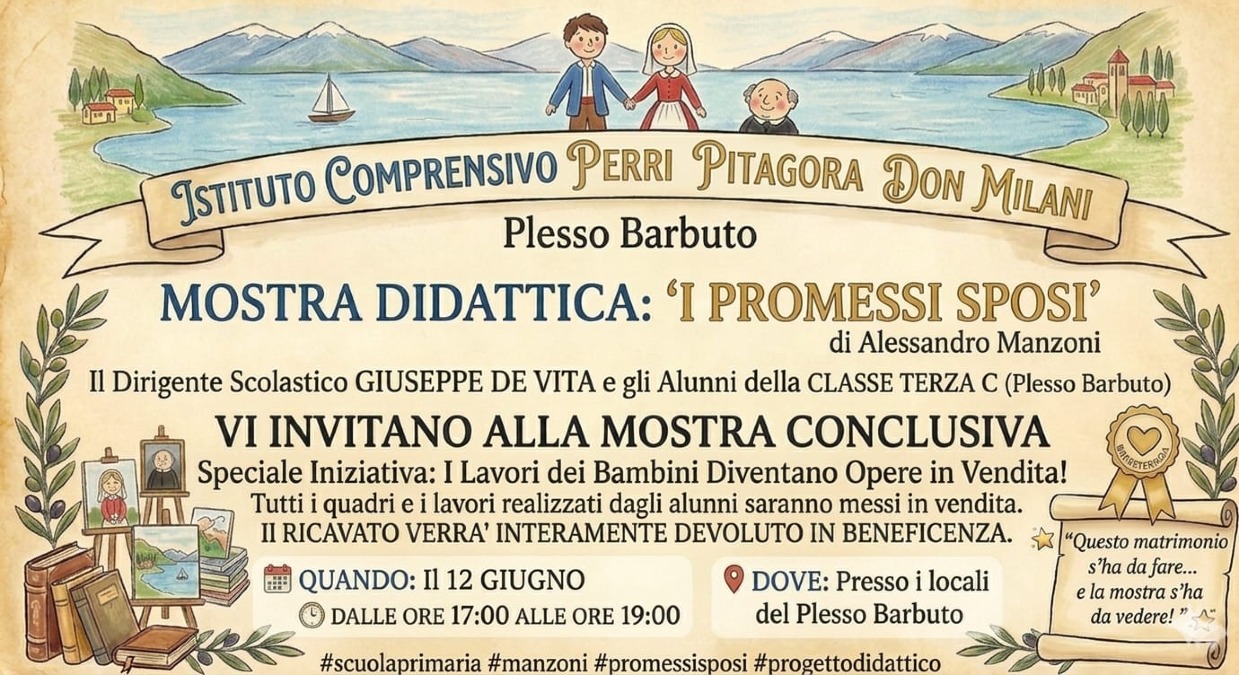 Lamezia, una mostra sui Promessi Sposi chiude il progetto della classe 3C - 