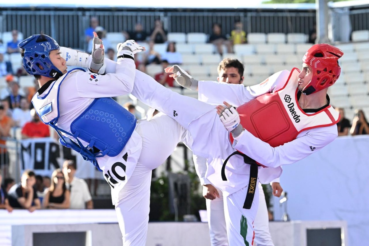 Simone Alessio è argento al Grand Prix di taekwondo di Roma - Foto Uff. Stampa Coni 