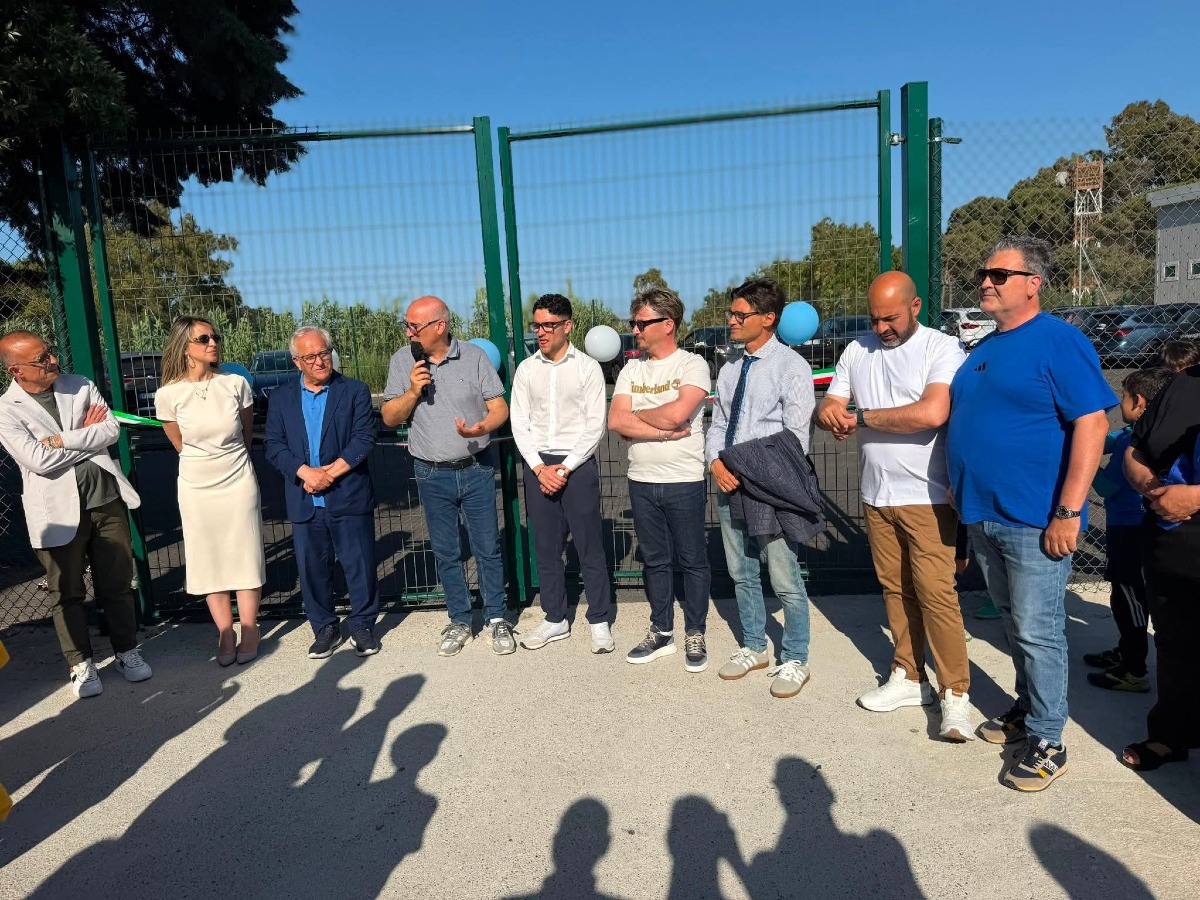 Caraffa riabbraccia il campo sportivo “Antonio Puccio” - Foto: Uff. Stampa Comune di Caraffa di Catanzaro 