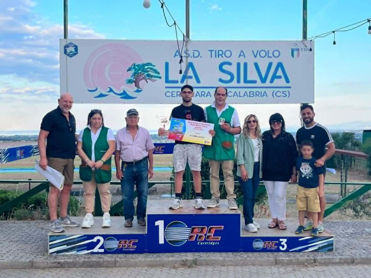 Crotone, Francesco Pio Renda conquista due ori nel tiro a volo - Foto: Uff. Stampa Provincia di Crotone