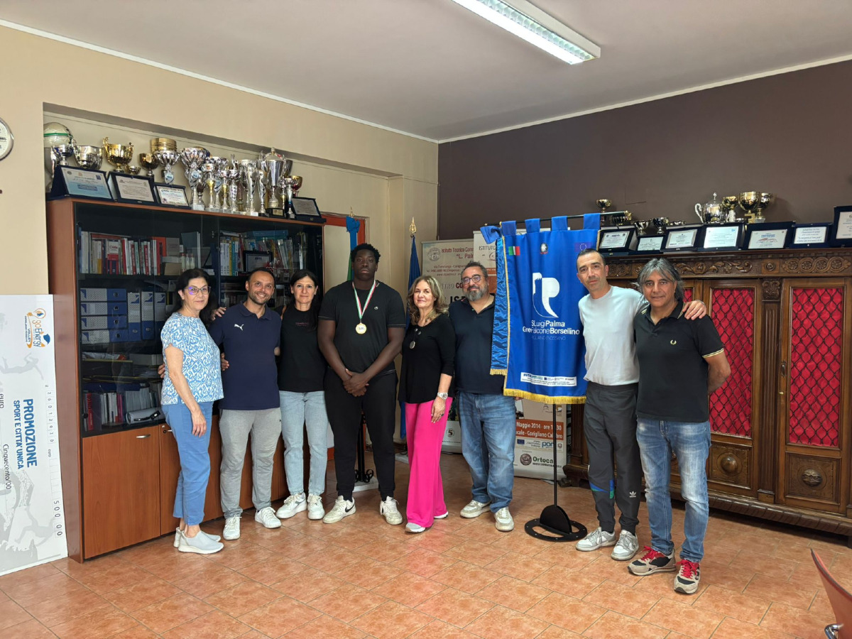 Corigliano-Rossano - Jesse John, talento dell'atletica - Foto: Ufficio stampa I.I.S L. Palma Green Falcone Borsellino