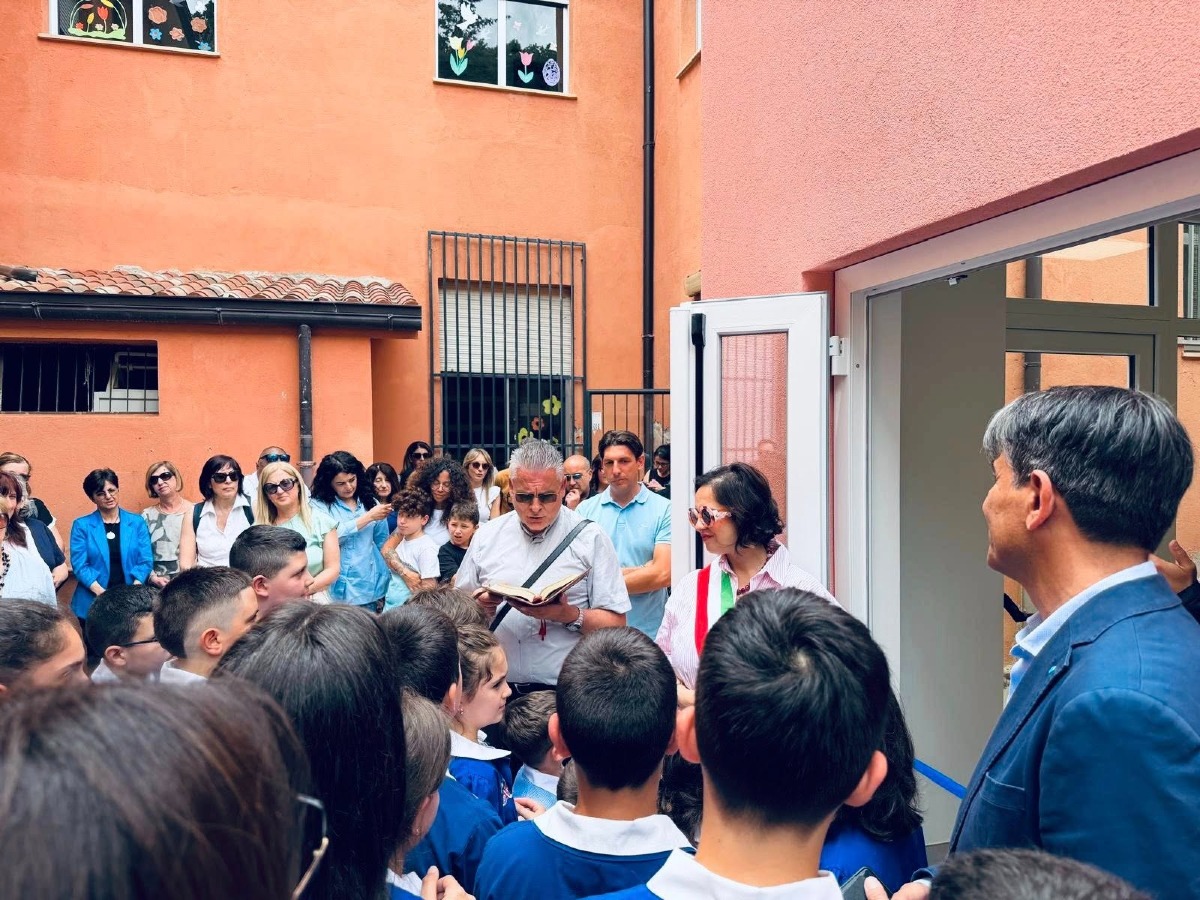 Casali del Manco, inaugurata la nuova mensa scolastica del plesso Feruci - Foto Uff. Stama Comune di Casali del Manco