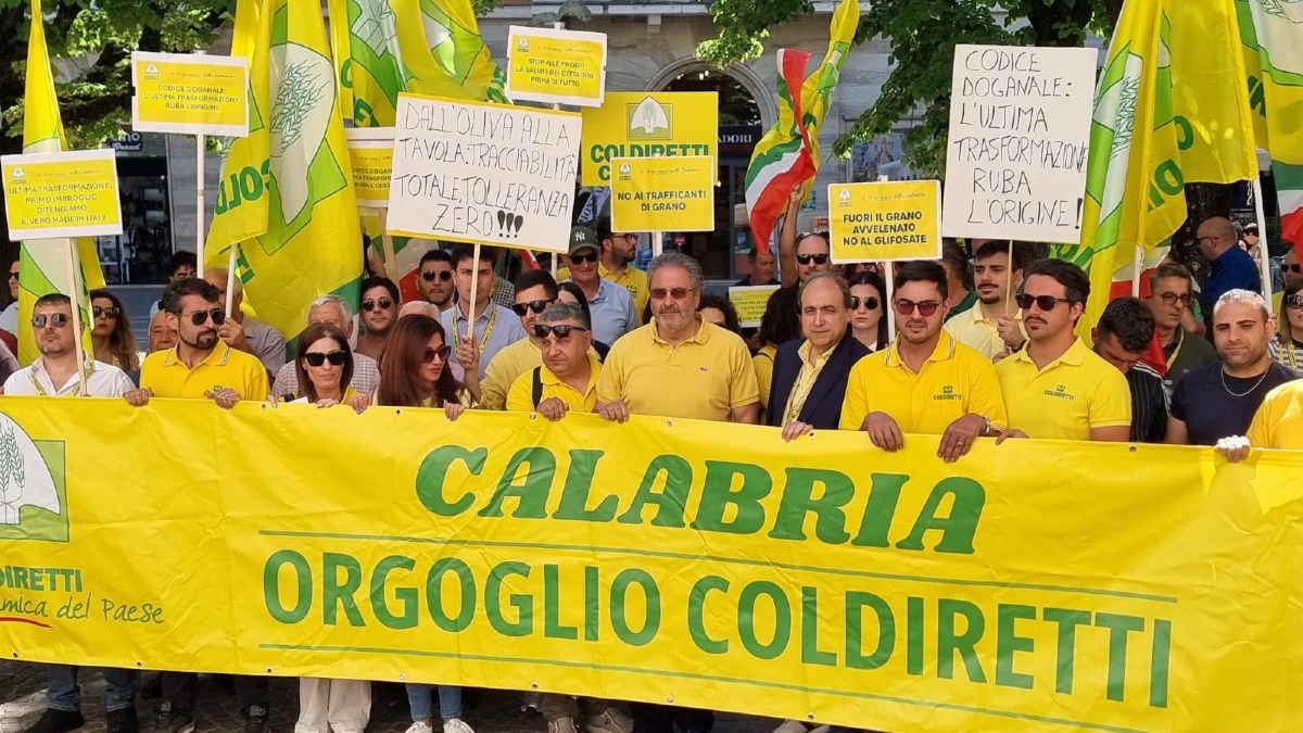 Olio e grano sotto attacco, Coldiretti mobilita migliaia di agricoltori in tutta Italia - Foto: Uff. Stampa Coldiretti Calabria