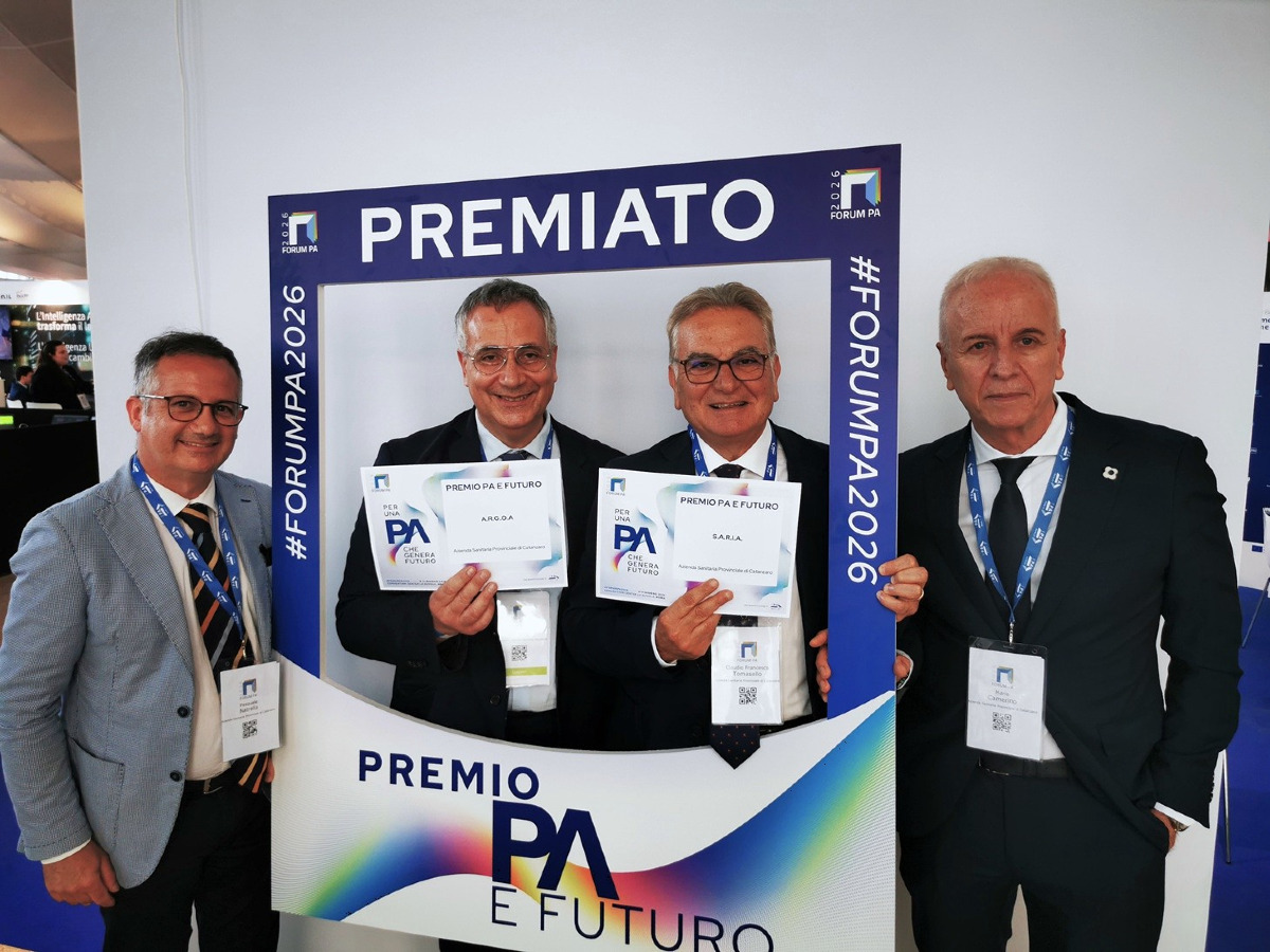 Forum PA, premio nazionale all’Asp di Catanzaro - Foto: Ufficio stampa Asp di Catanzaro