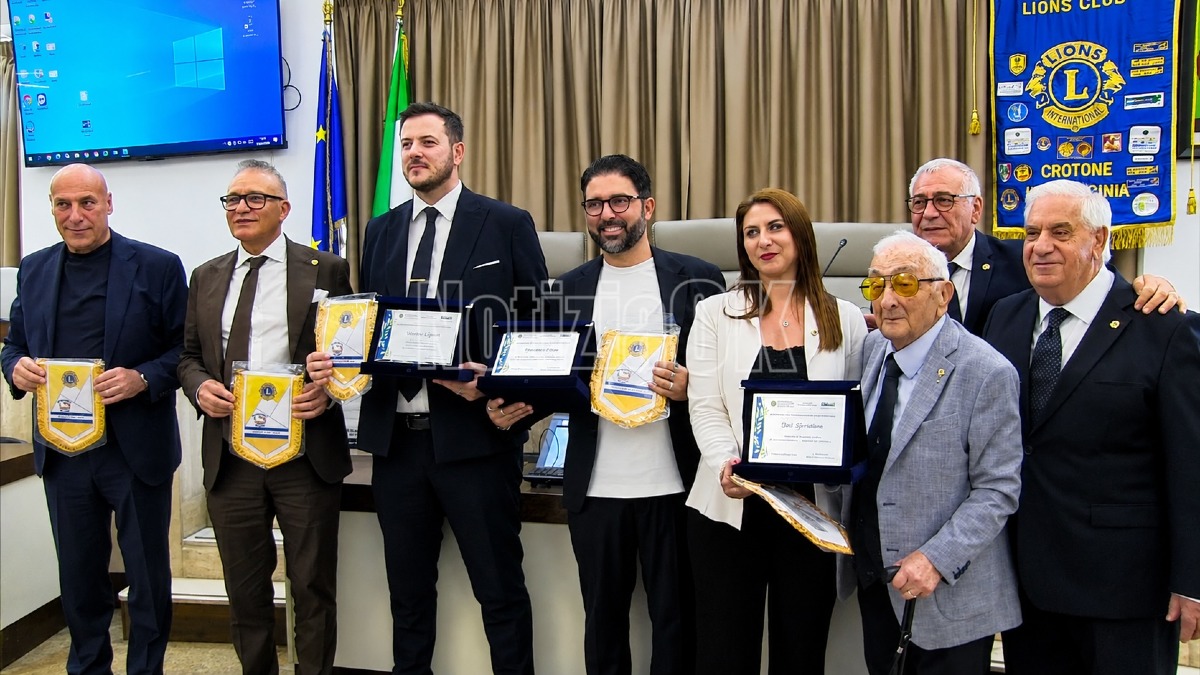 (VIDEO) Il Lions Club premia tre ambasciatori dell’arte e della bellezza crotonese - Foto: Redazione 