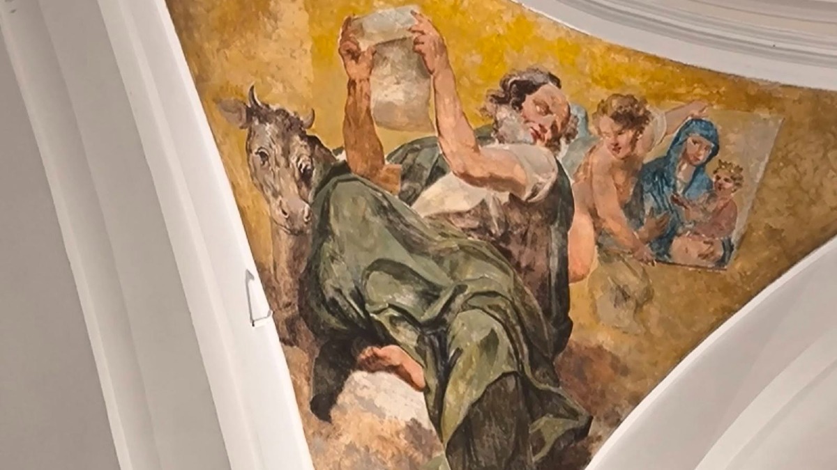 Maida, restaurati gli affreschi degli Evangelisti nella Chiesa Madre - Foto: Uff. Stampa Comune di Maida 