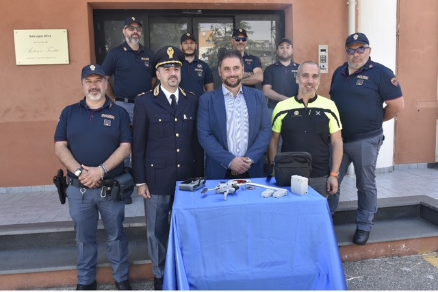 Catanzaro - La Questura si dota di un drone per il controllo del territorio - Foto: Ufficio stampa Questura di Catanzaro