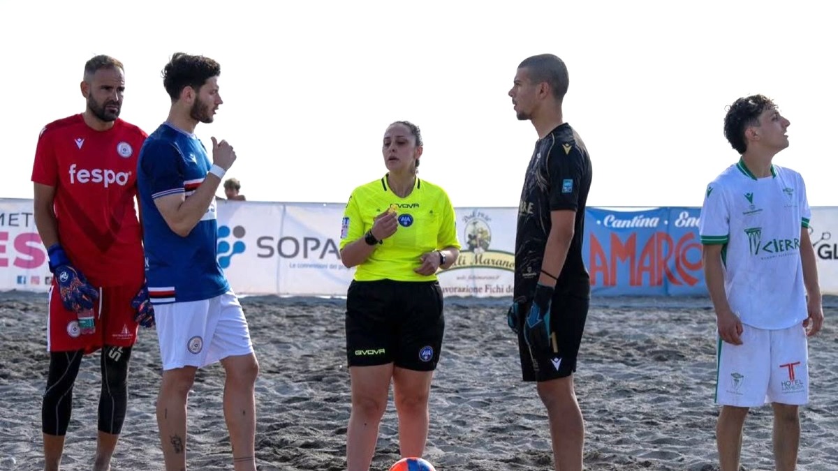 Beach Soccer Under, esordio vincente per l’Amantea: ko l’Icierre Lamezia nella Serie B regionale - Foto Uff. Stampa Lnd Calabria 