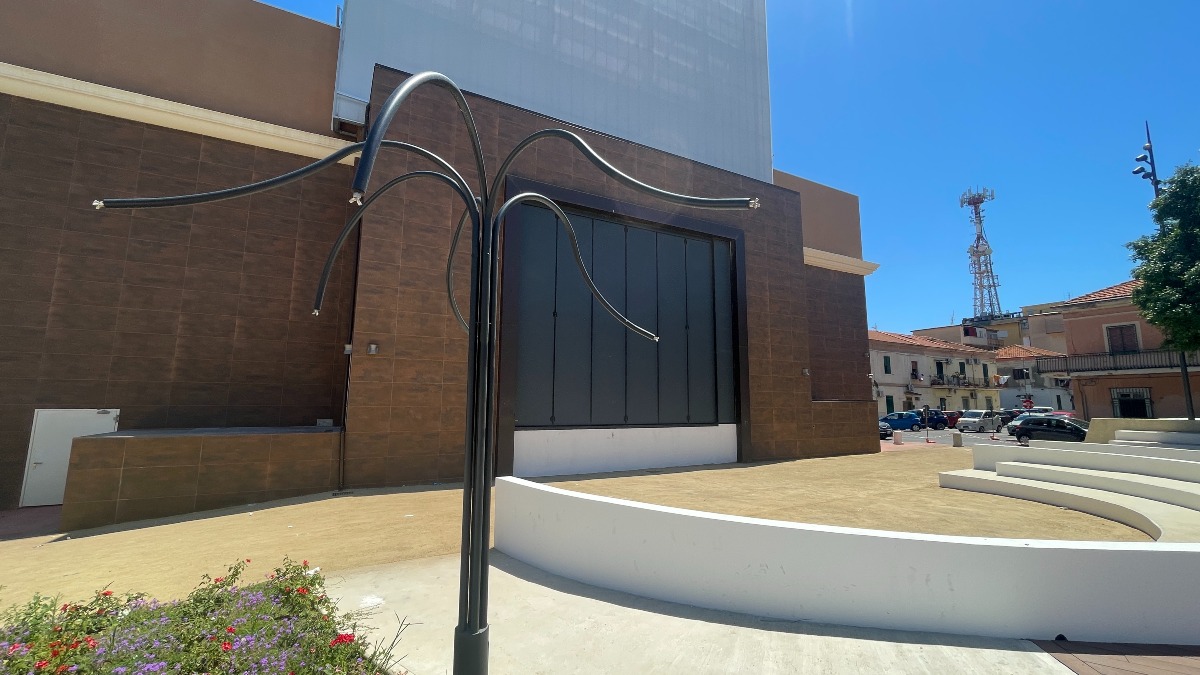Crotone, nasce un nuovo spazio di socialità: completato l’anfiteatro - Foto: Redazione 