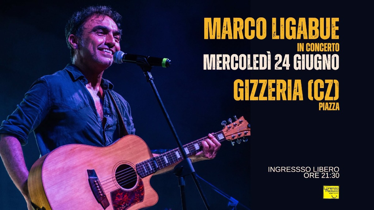  Marco Ligabue in concerto a Gizzeria: prima tappa calabrese del 2026 - 