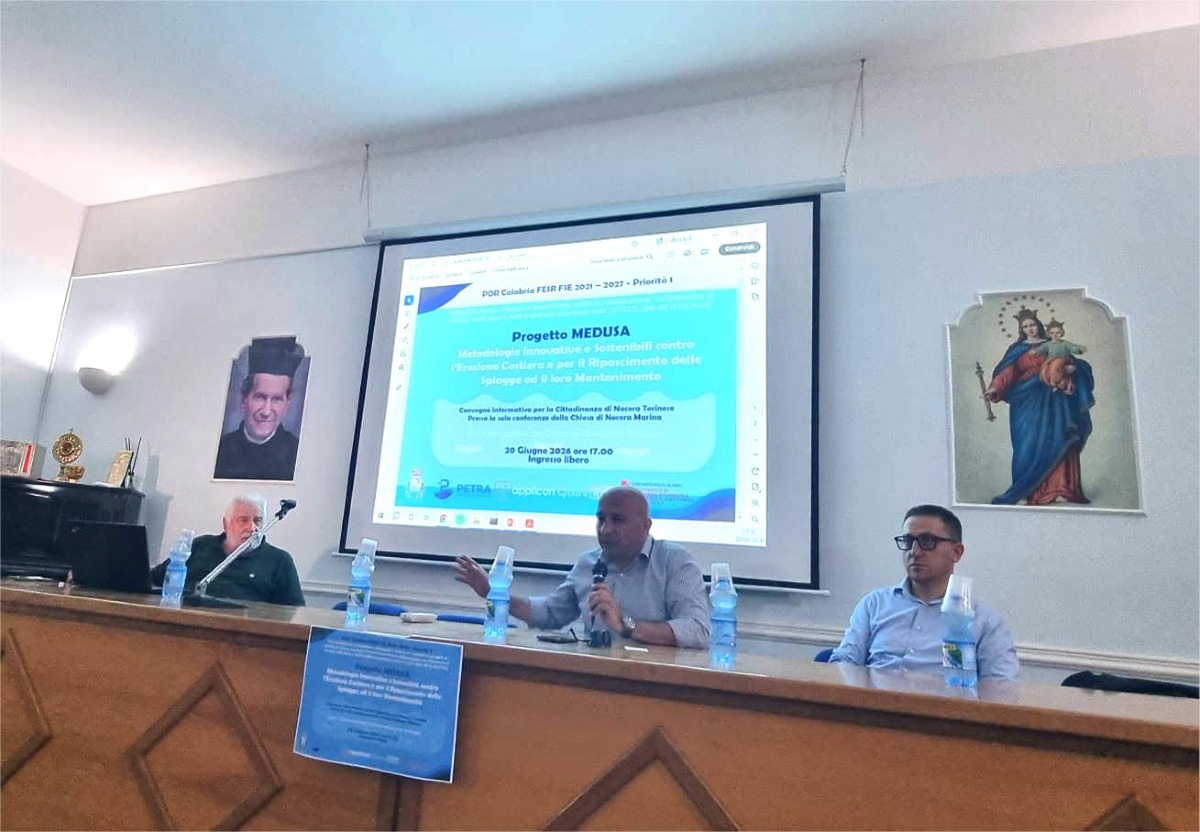 Nocera Terinese, successo per il convegno sul Progetto MEDUSA contro l’erosione costiera - Foto: Uff. Stampa Comune di Nocera Torinese