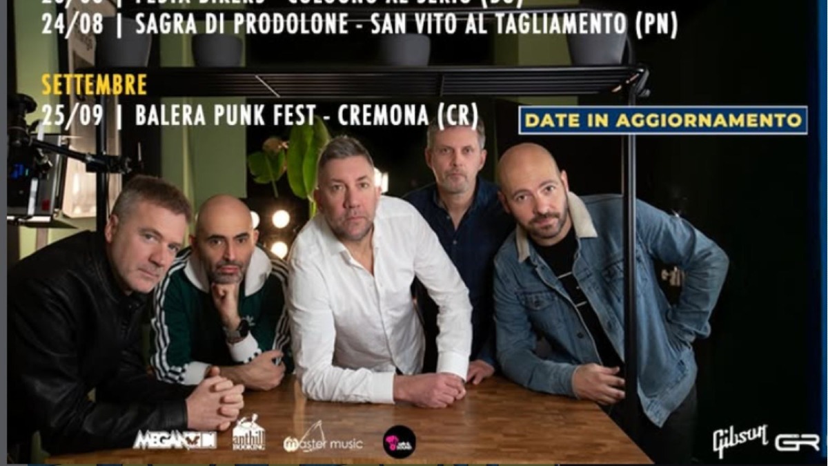 Meganoidi in concerto a Santa Caterina Albanese: tappa calabrese del tour estivo 2026 - Foto: Locandina Ufficiale 