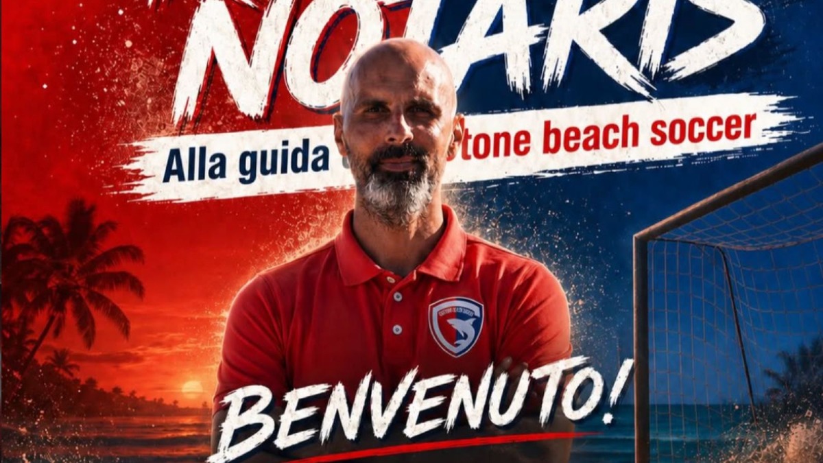 Crotone Beach Soccer, Raffaele Notaris è il nuovo allenatore rossoblù - Foto: Uff. Stampa Crotone Beach Soccer 