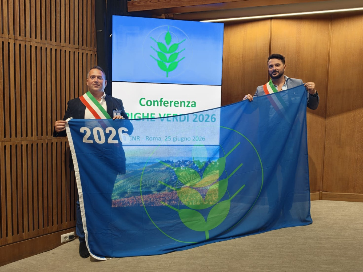 Crosia tra i 97 Comuni italiani premiati con la Spiga Verde 2026 - Foto: Ufficio stampa Comune di Crosia