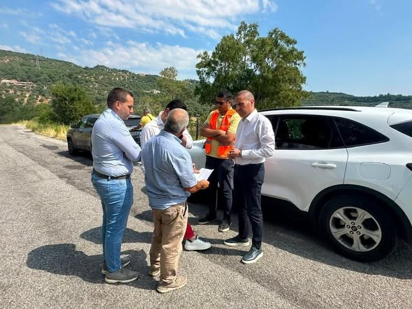 Provincia di Crotone, sopralluogo sulla SP 61 al bivio di Cerasara: lavori al via da luglio - Foto: Uff. Stampa Provincia di Crotone
