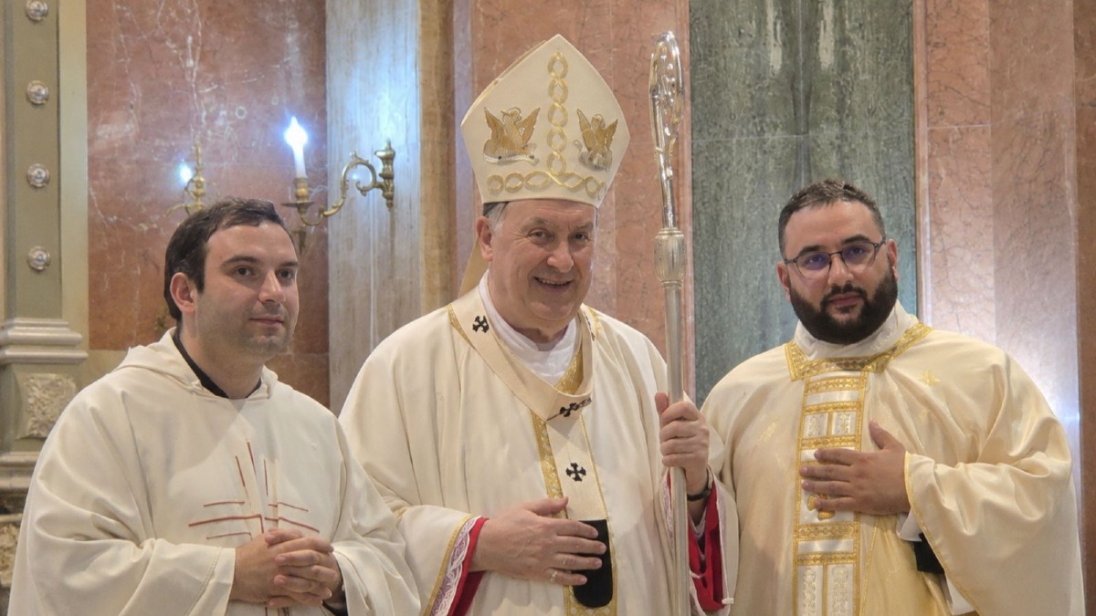 Santa Maria di Porto Salvo in festa per l'ordinazione sacerdotale di Don Pio e Don Andrea -  Foto Uff. Stampa Diocesi di Catanzaro 