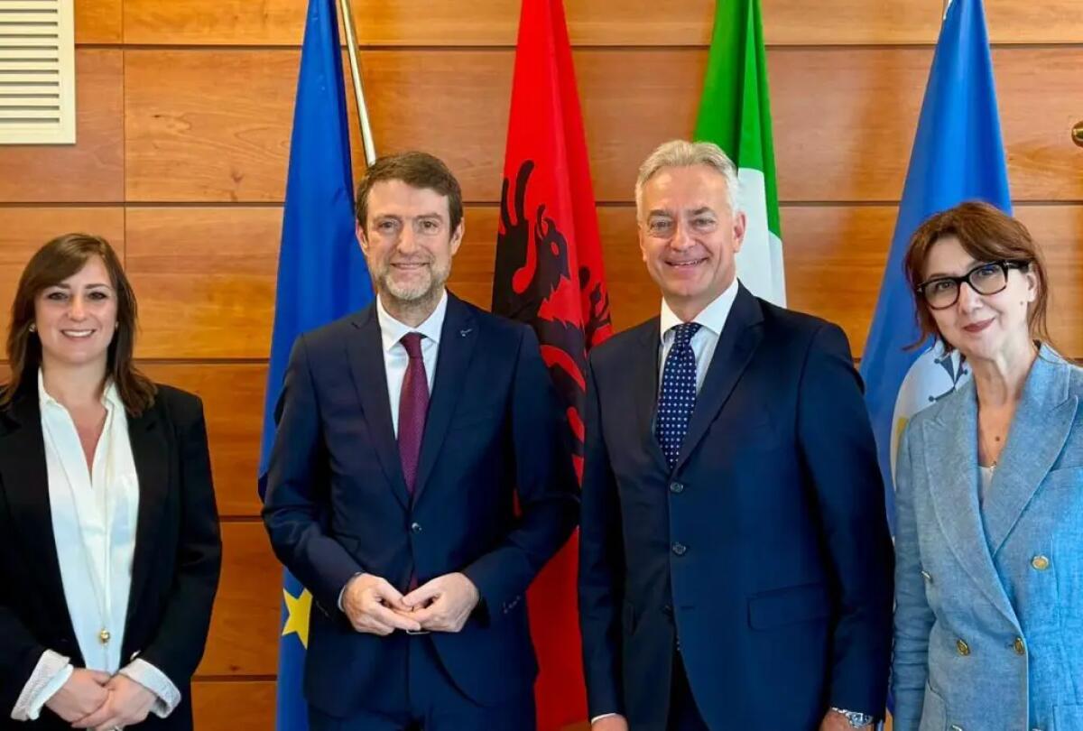 Gallo riceve il ministro per l’Europa dell’Albania Ferit Hoxha - 