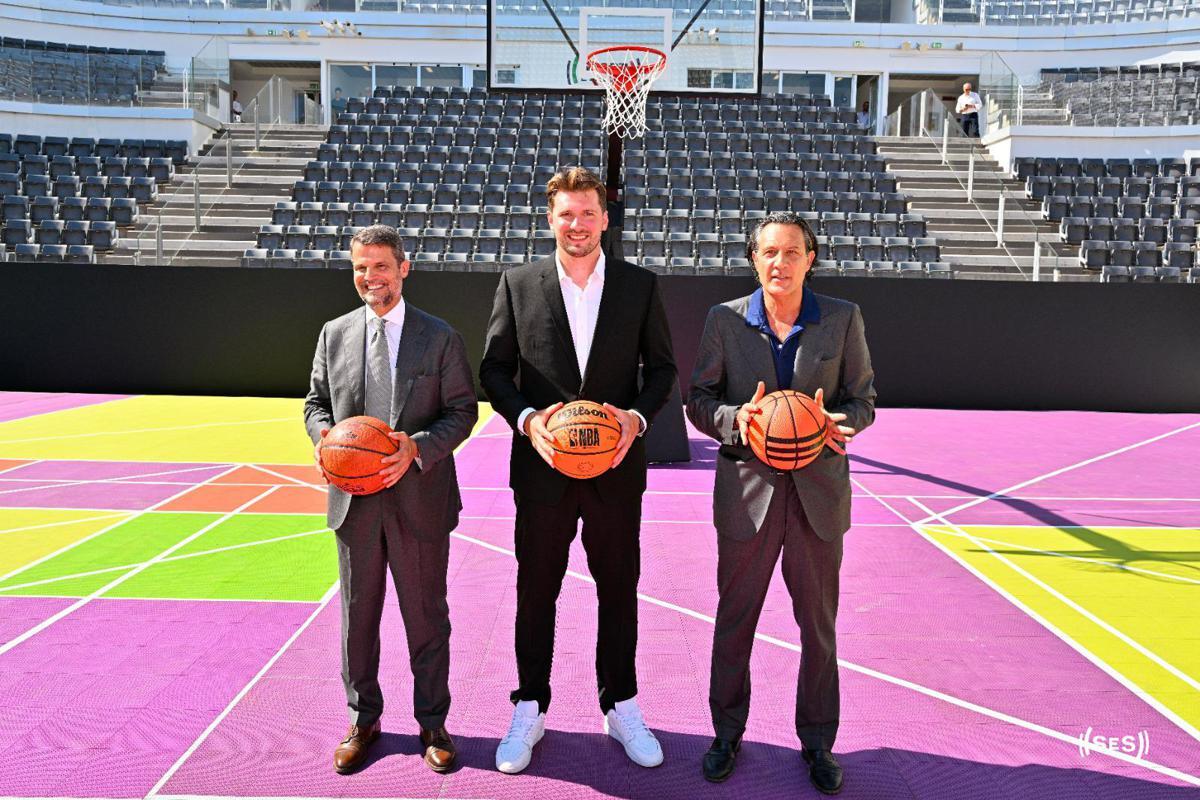 Doncic al Foro Italico, canestri sul Centrale per la stella Nba - 