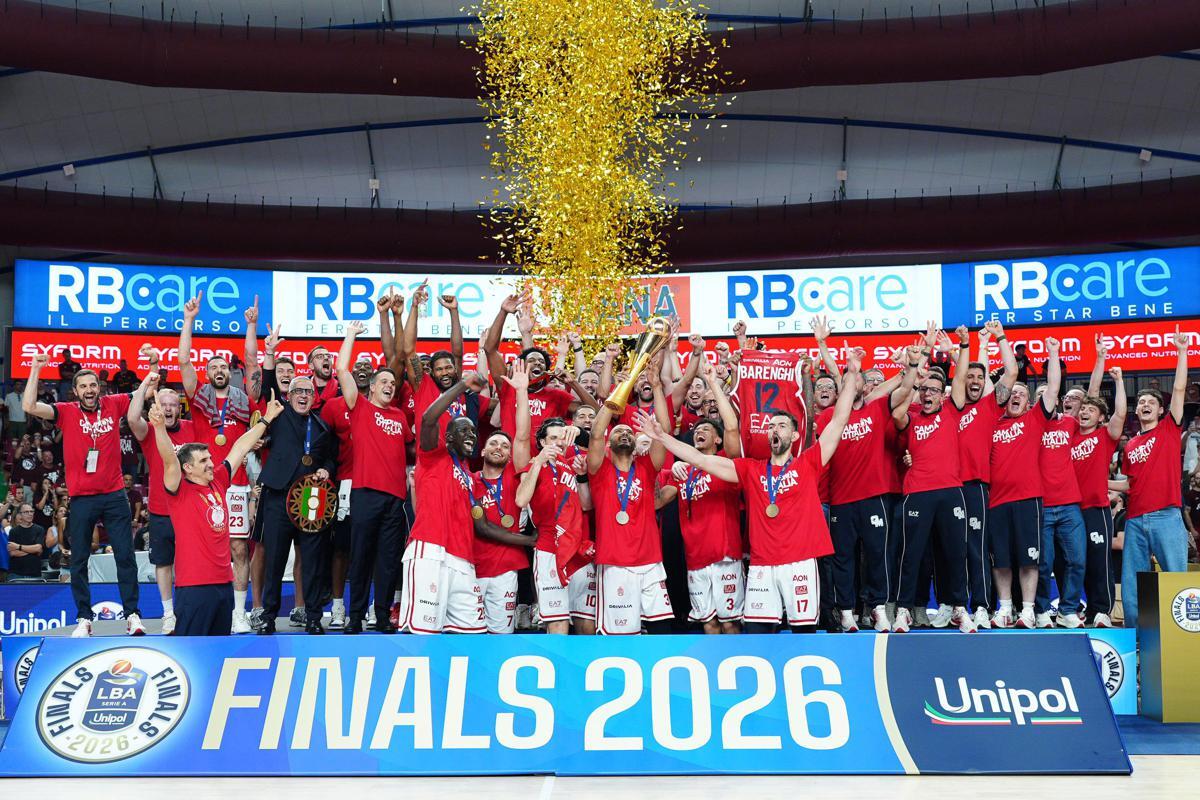 Basket, Olimpia Milano campione d'Italia: è il 32° scudetto - 