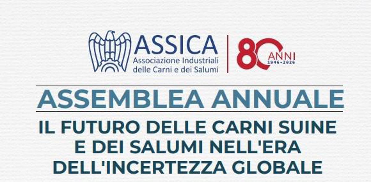 Alimenti, il futuro delle carni suine oggi all'assemblea Assica - 