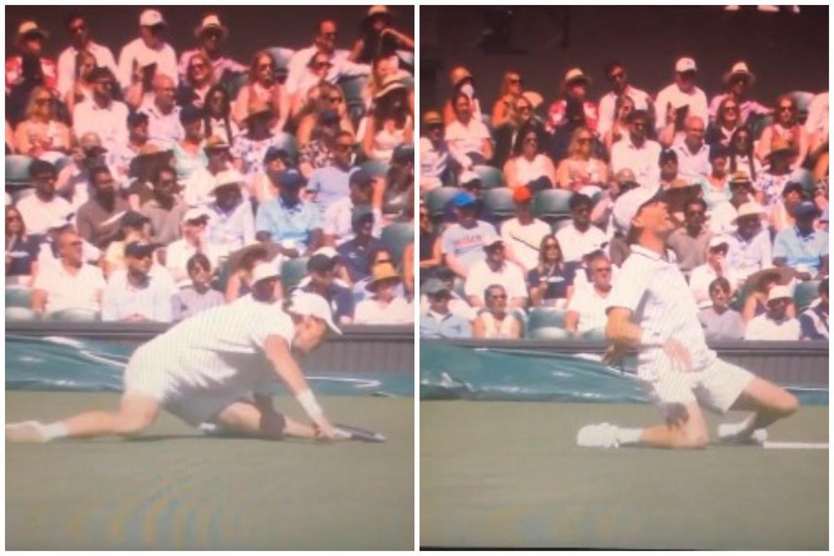 Sinner, paura a Wimbledon: brutta caduta con Kecmanovic - Video - 