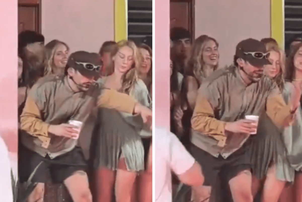 Chiara Ferragni al concerto di Bad Bunny a Madrid ma... sul palco - il video - 