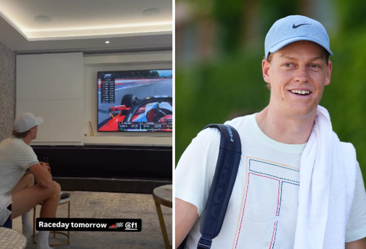 Sinner passione F1, Leclerc 'sorpassa' e Jannik... esulta - Il video - 