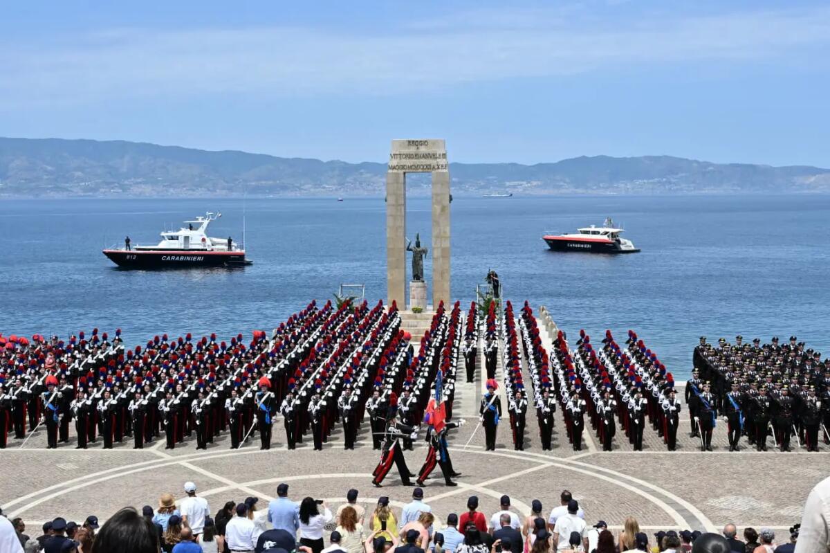 Meloni a Reggio Calabria per il 212^ Annuale della Fondazione dei Carabinieri - 