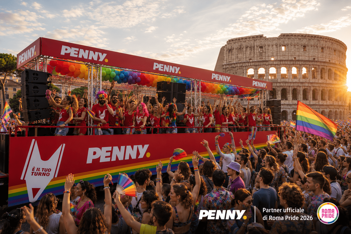 'E' il tuo turno', Penny Italia sarà partner ufficiale del Roma Pride 2026 - 