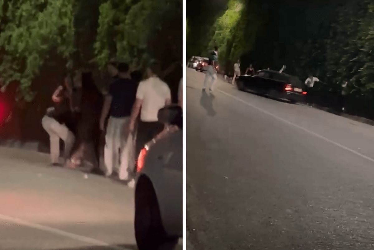 Taormina, auto a tutta velocità su giovani fuori da una discoteca - Il video - 