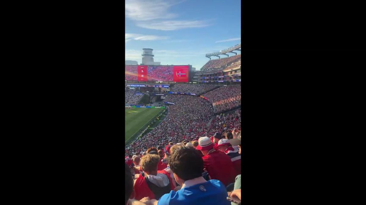 Norvegia, lo show dei tifosi ai Mondiali: la 'Viking Row' è ovunque - 
