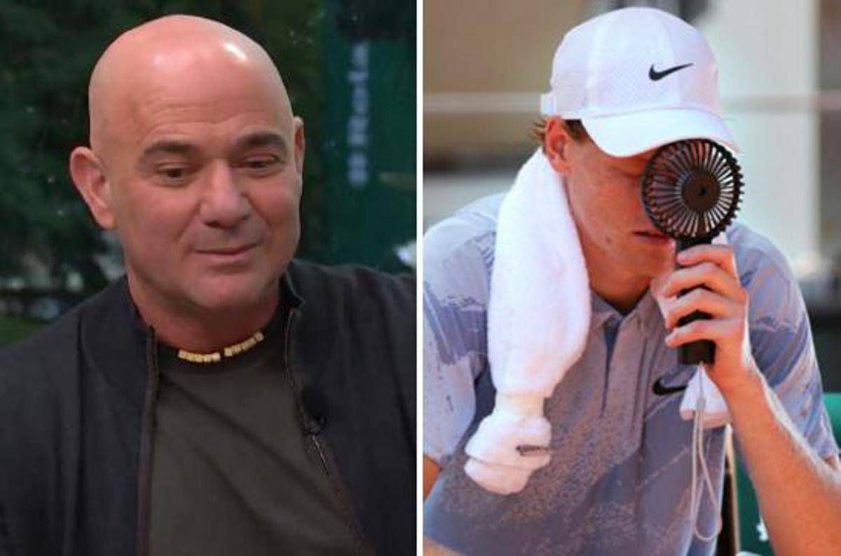 Sinner, la sentenza di Agassi: "Non ci sono scuse, non può crollare così" - 