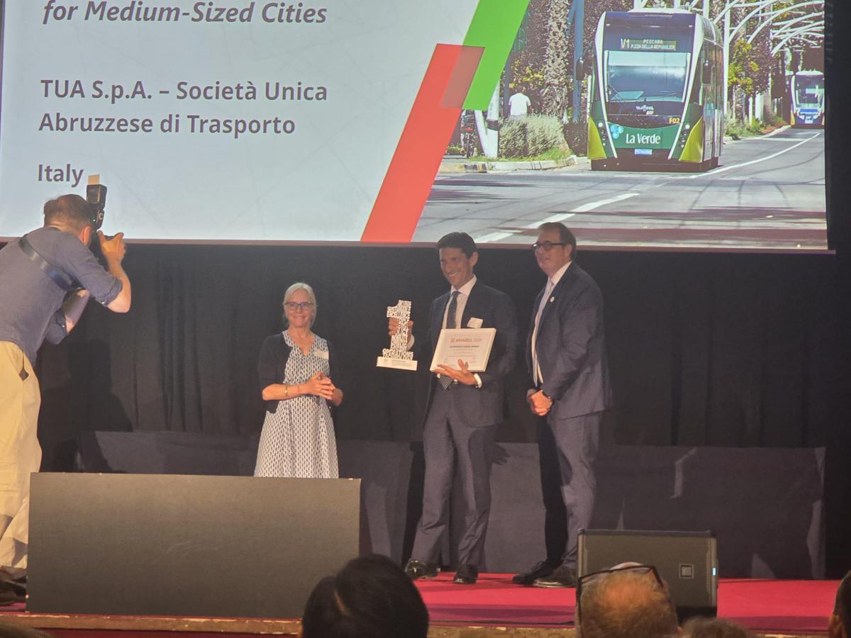 Sostenibilità, Trasporto Unico Abruzzese vince l’'Uitp Award 2026' con 'La Verde' - 