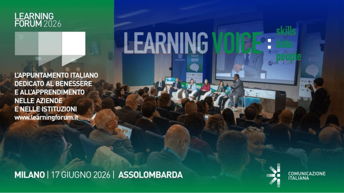 Learning Forum 2026, la nuova frontiera della formazione - 