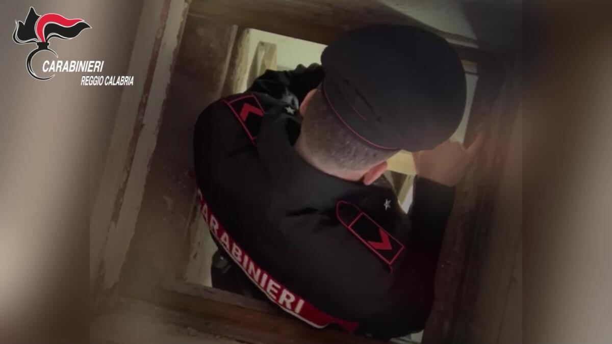 Scoperto nella Locride un bunker con camera di fuga e cunicoli segreti - 
