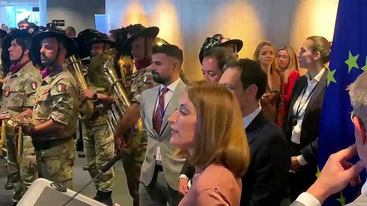 2 giugno, l'omaggio della presidente Metsola a Bruxelles - 