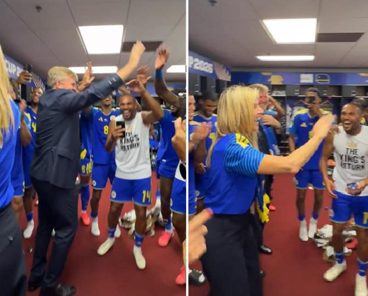 Curacao fa festa ai Mondiali, il re e la regina ballano con la squadra - 