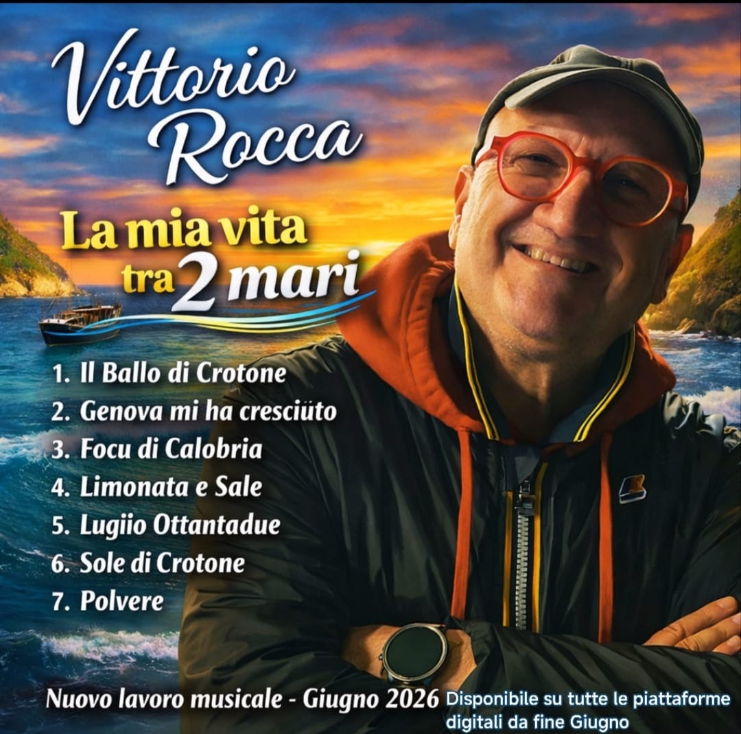 Vittorio Rocca - La mia vita tra 2 mari - Foto Uff. Stampa Vittorio Rocca 3.06.2026