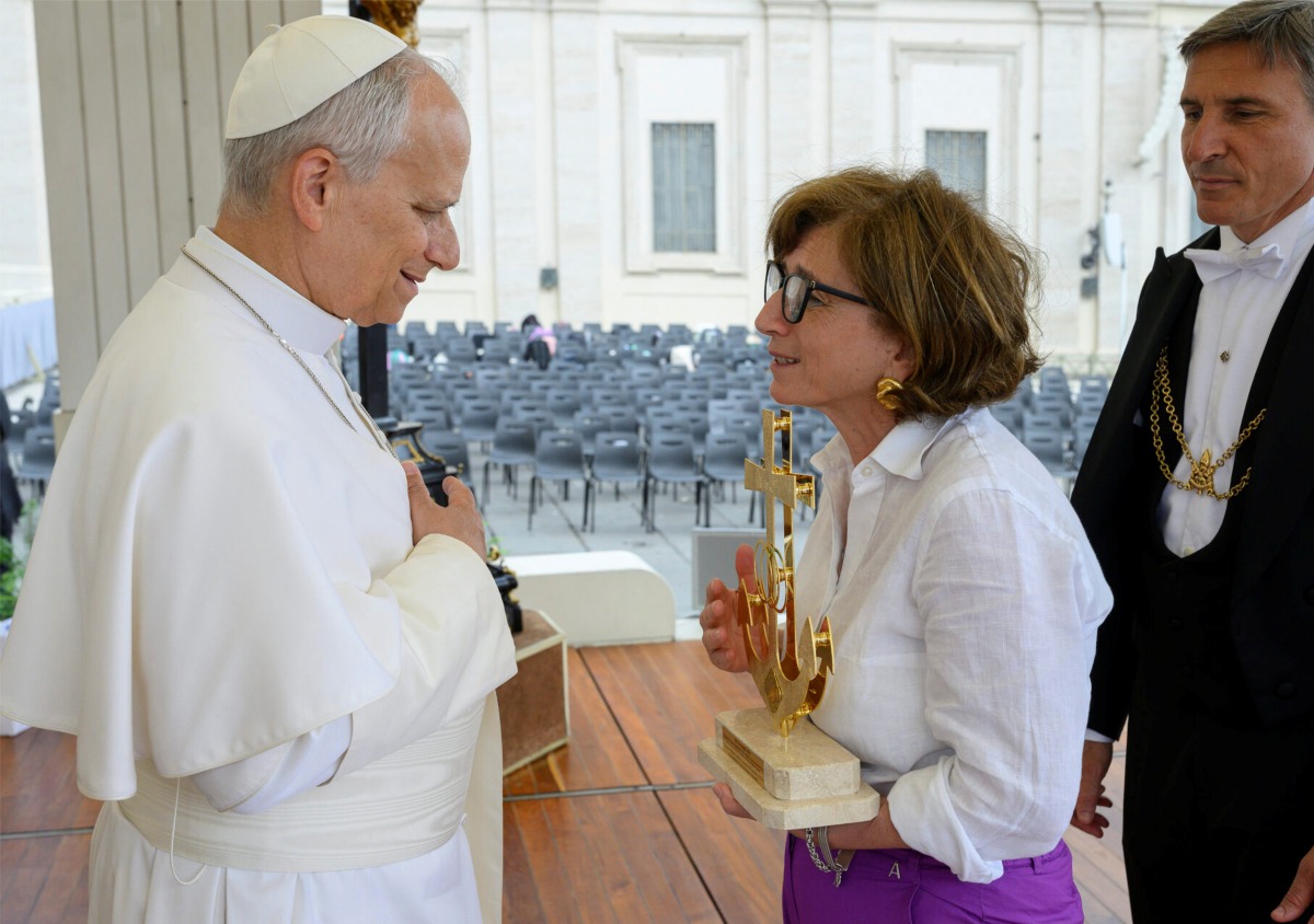 Ancora Trinitaria - Benedizione Papa Leone - Foto Uff. Stampa Michele Affidato 