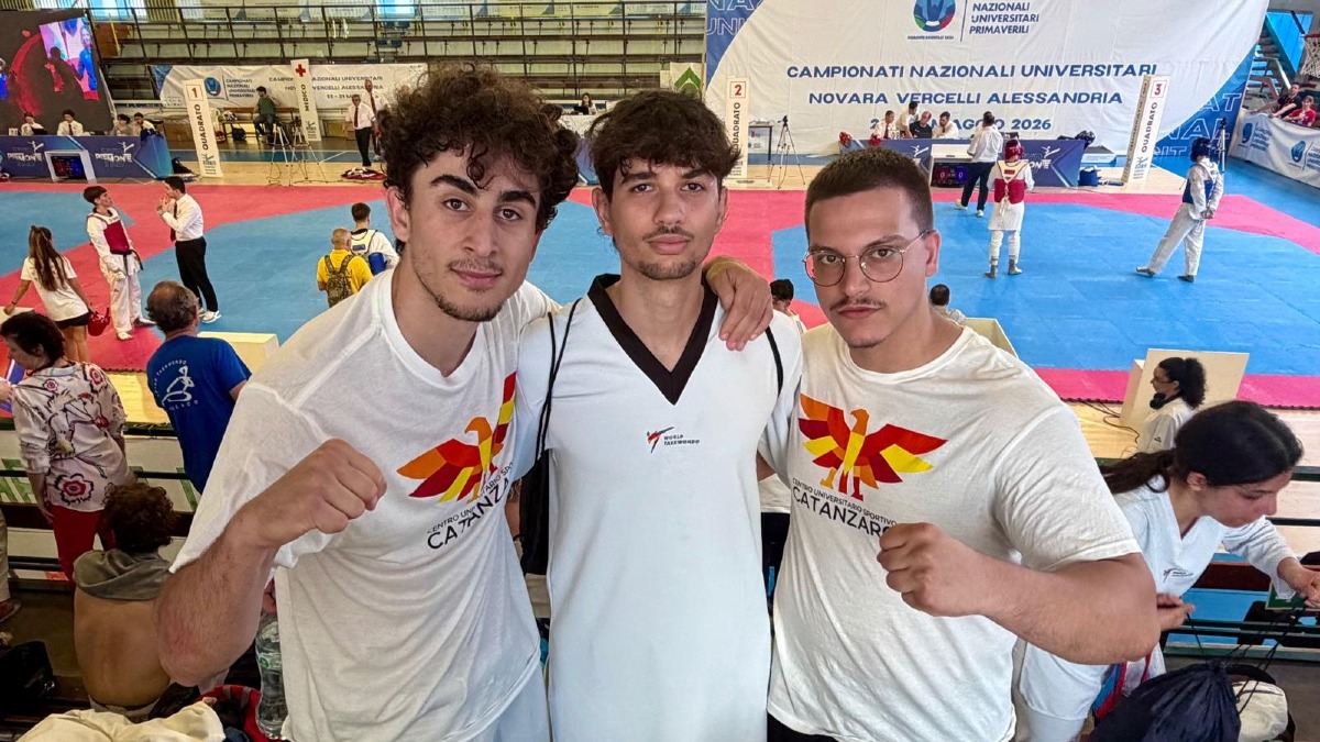 C.U.S. Catanzaro sul podio ai CNU 2026: argento e bronzo nel taekwondo per l'UMG - Foto Uff. Stampa Cus Catanzaro 